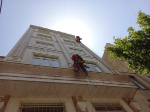نماشویی ساختمان بدون داربست